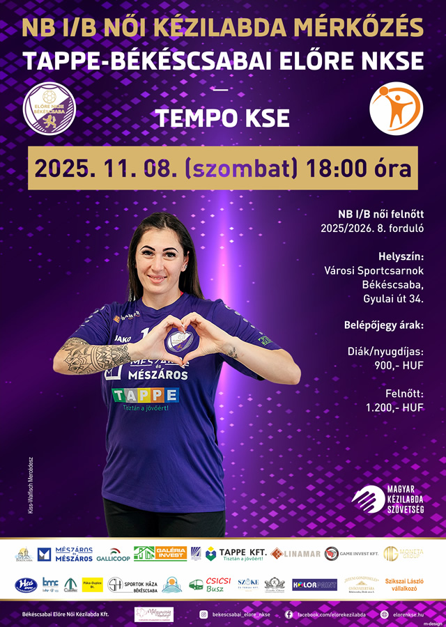 Tappe-Békéscsabai ENKSE - Tempo KSE Tappe-Békéscsabai ENKSE - Tempo KSE